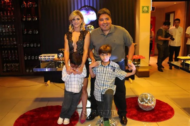 Aline, Leandro, Pedro e Gabriel Vasques