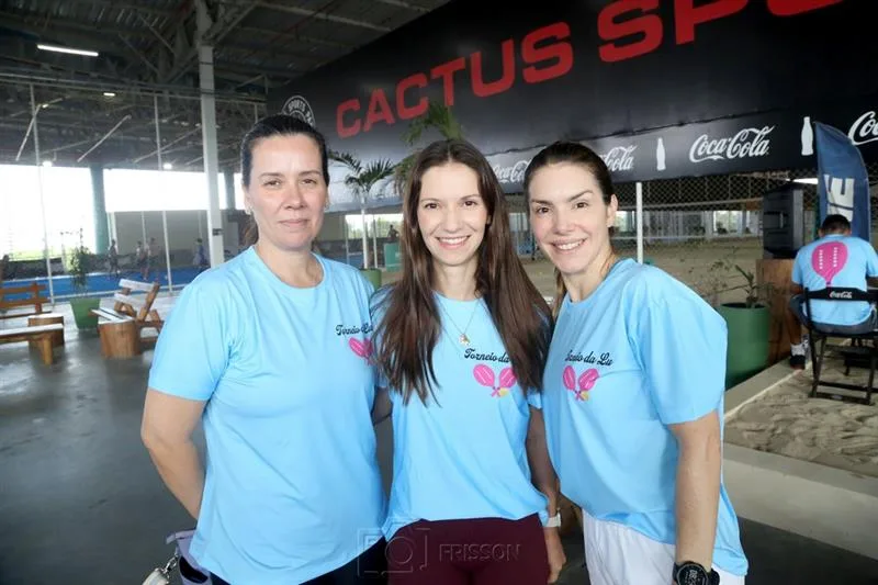 Cris Marinho, Lais Aguiar e Monique Rolim