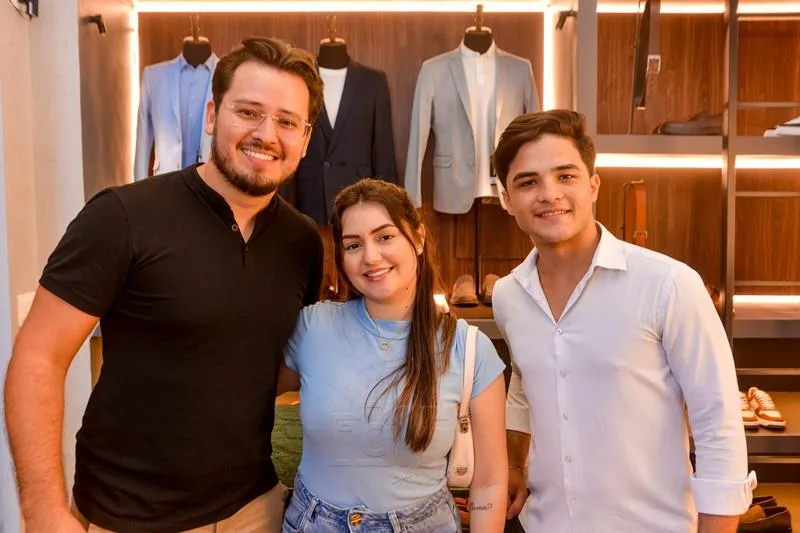 Bruno Ibiapina, Micaelly Portela e Rodrigo Amaral
