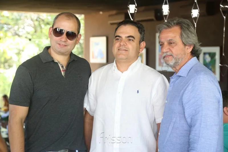 André Linheiro, Hebert Vieira e Ernesto Saboia