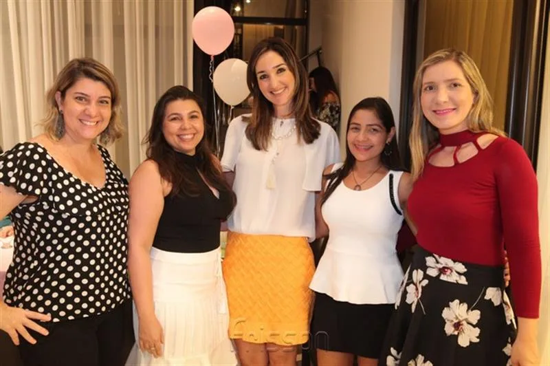 Daniella Guedes, Leyde Ferreira, Sarah Nunes, Geanne Alencar e Bruna Meirelles
