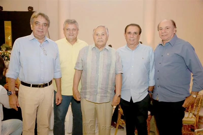 Carlos Gualter Lucena, Roberto Rego, Roberto Oton, Gaudêncio Lucena e Inácio Barreira