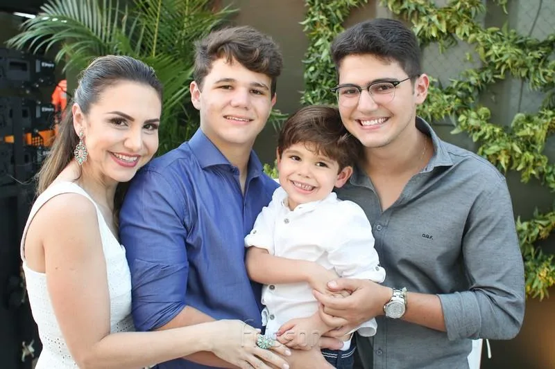 Adriana, Edson, Constantino e Otávio Queiroz
