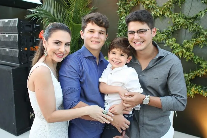 Adriana, Edson, Constantino e Otávio Queiroz