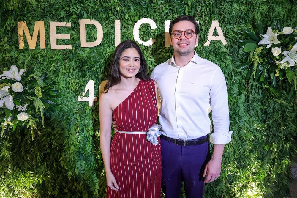 Aline Guimarães e Zeca Gadelha