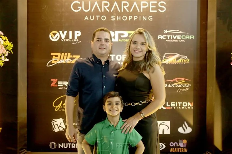 Adriano Santos, Raquel Feitosa e João Manuel Feitosa