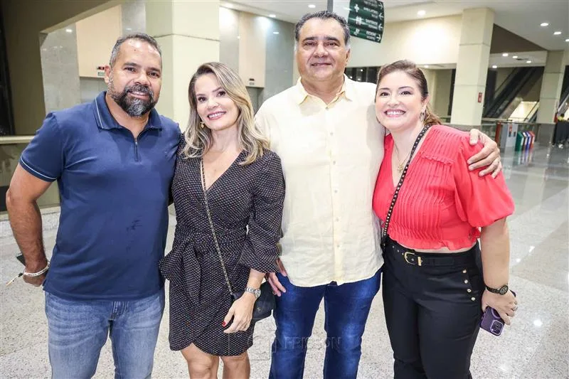 Adriano Lima, Rita Rios, Mauro e Liliane Liberato