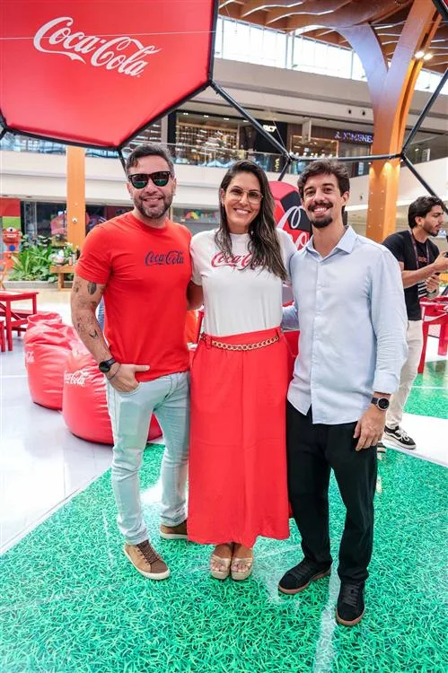 Adriano Mollick, Louise Miranda e Felipe Pereira