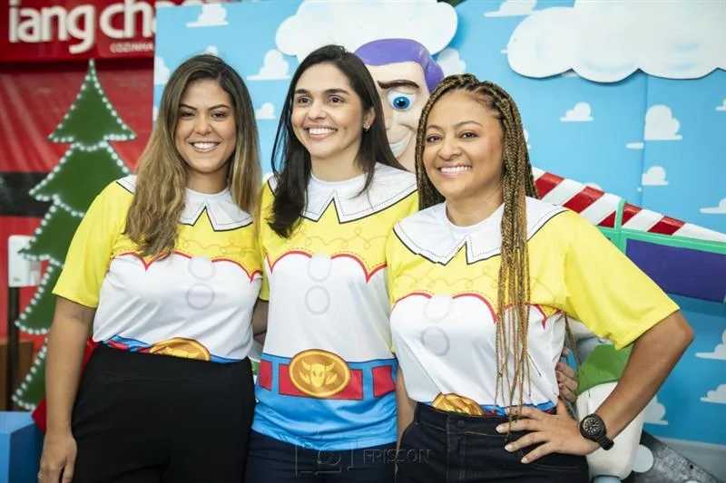 Juliana de Fátima, Daniela Magalhães e Michele Ribeiro