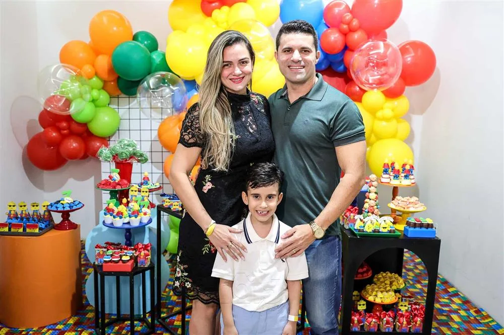 Ana Paula, Leandro e Joshua Ribeiro