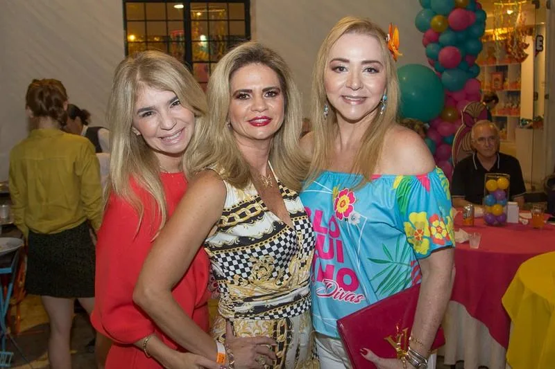 Aida Lopes, Germana Cavalcante e Sandra Fujita