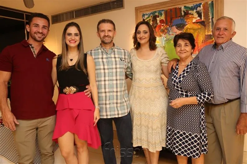 Daniel Oliveira, Darli Baião, Sergio, Alessandra, Graça e Eumar Oliveira