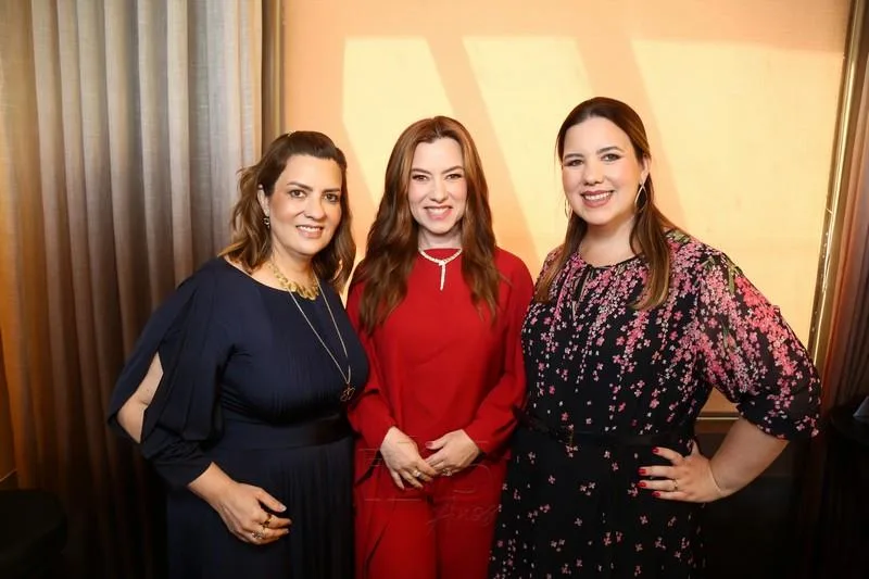 Cláudia Majela, Aline Borroso e Lívia Pádua