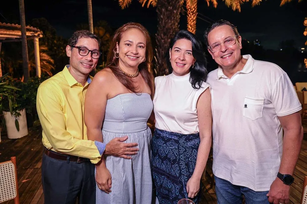 Alexandre, Elida Pinheiro, Juliane e Sergio Nogueira