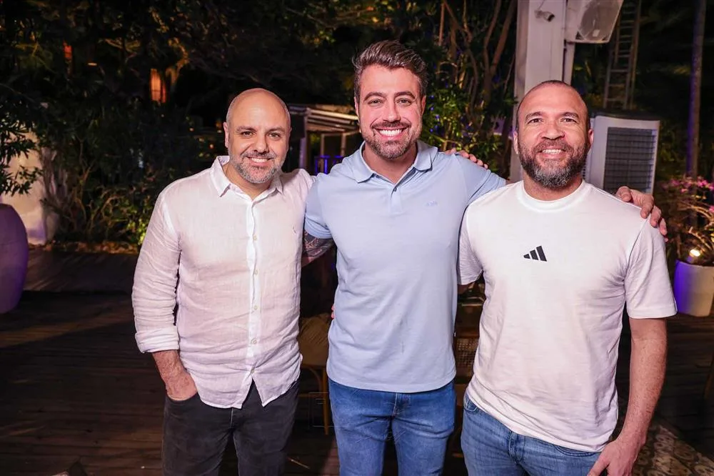 Andre Neyva, Gabriel Giannoni e Carlos Ataliba