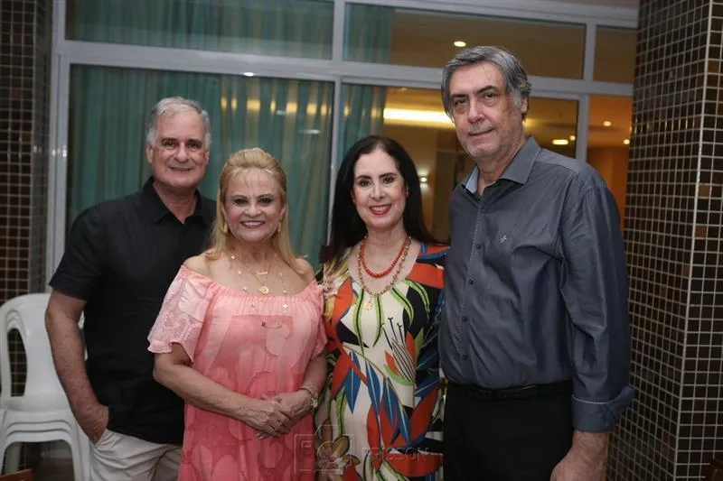 Arthur, Excelsa, Valéria Costa Lima, e Hugo Grangeiro