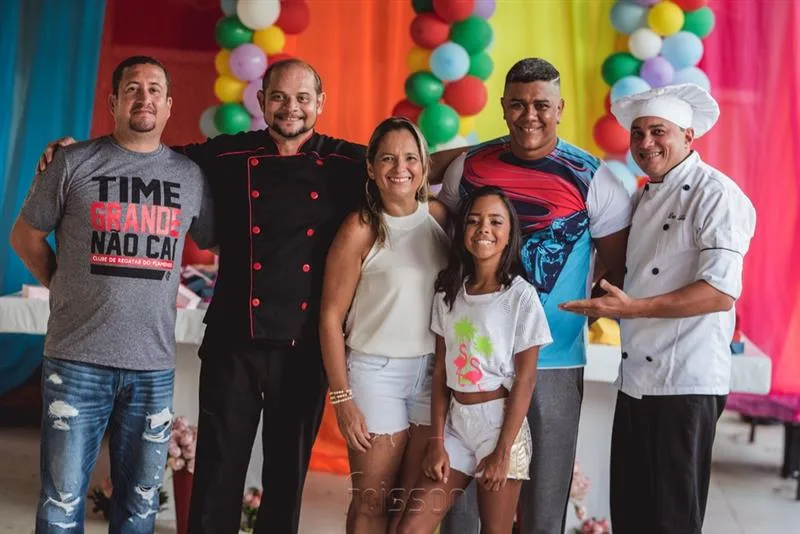 Andre, Lorão do Pastel, Jocy, Geovanne, Giovanna Jinkings e Dom Leo