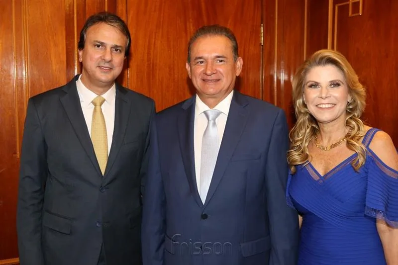 Camilo Santana, Washington Luis Araújo e Rosângela de Francesco