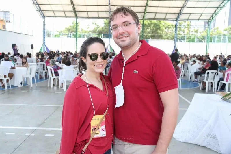 Isabel Cavalcante e Cadu Fontenelle