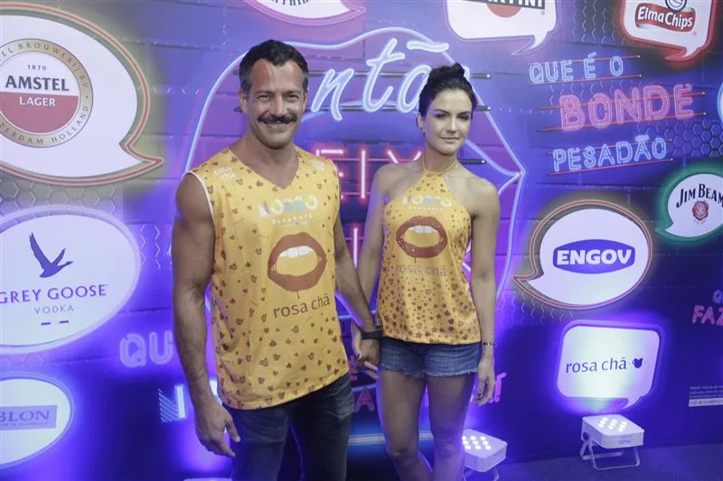 Malvino Salvador e Kyra Gracie