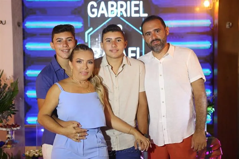 Gabriel, Shirley, Rafael Aristides e Eduardo Magalhães