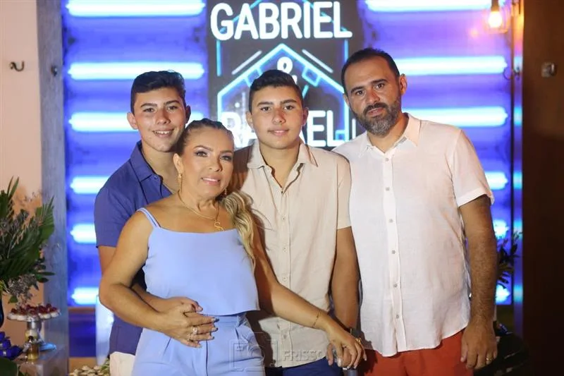 Gabriel, Shirley, Rafael Aristides e Eduardo Magalhães