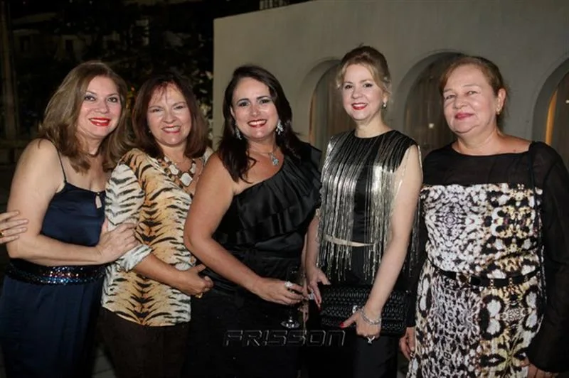 Célia Caminha, Regina Galvão, Ana Luiza Costa Lima, Alexandrina Sancho e Cristiane Levy