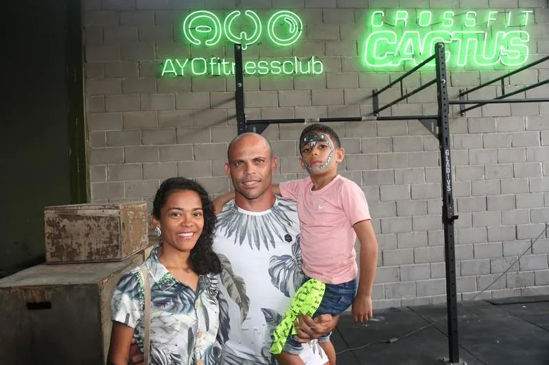 Clarine Abreu, Eliose Sousa e Everson Roberto