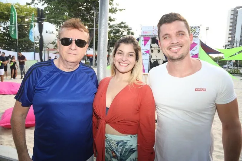 Francisco Peixoto, Marcele Gonçalves e César Peixoto