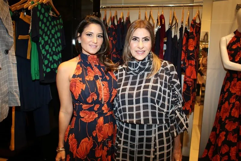 Aline Pinho e Denise Roque