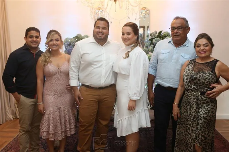Adelmo Barbosa, Isabele, Helder Alencar, Ana Paula Freire, Toni e Francy Alencar
