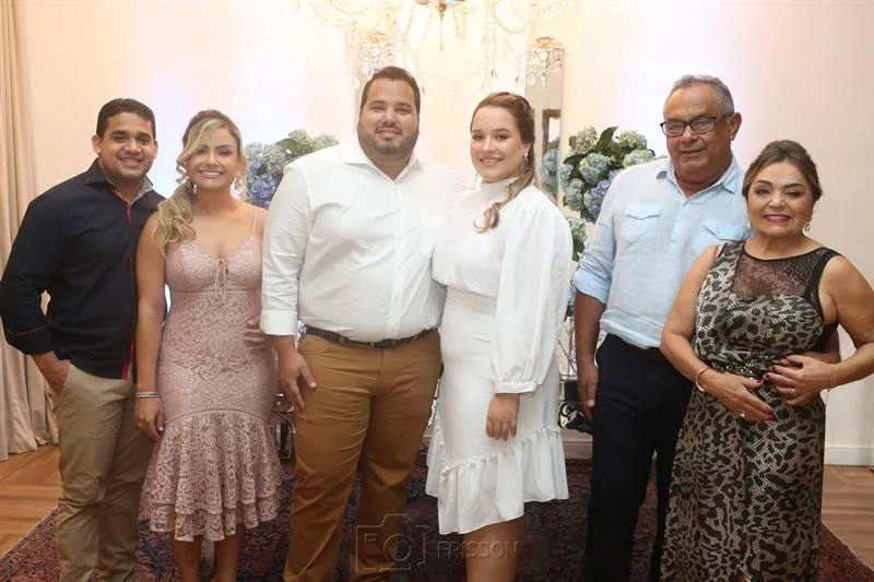 Adelmo Barbosa, Isabele, Helder Alencar, Ana Paula Freire, Toni e Francy Alencar