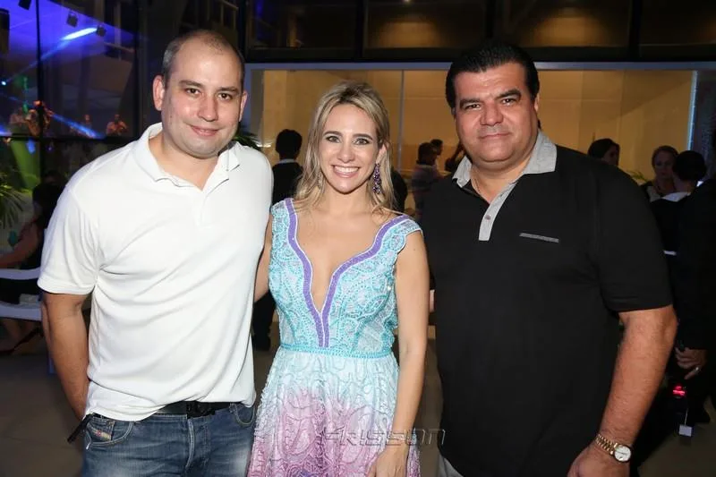 André Linheiro, Gaída Dias e Odmar Feitosa