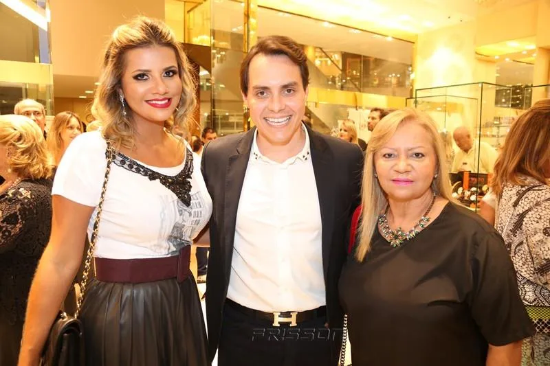Anelisa Barreira, Francisco Campelo e Margarete Peixoto