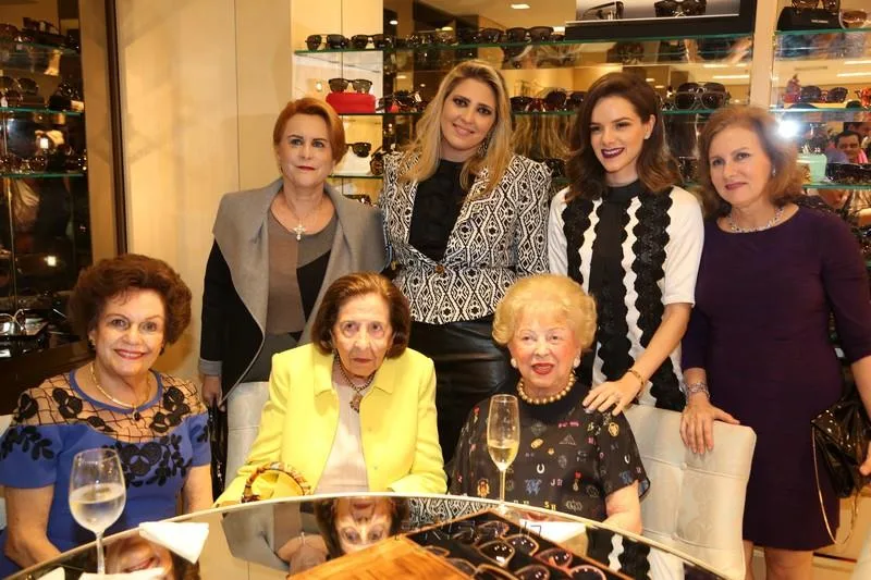 Constança Távora, Aparecida Alencar, Dayse Machado, Gislana Maia, Yolanda Queiroz, Paula Sampaio e Renata Jereissati