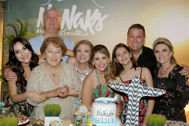Duda, Eduardo Riedel, Noélia, Vânia Bandeira de Mello, Nathália, Gabriela, Jório e Graça da Escóssia