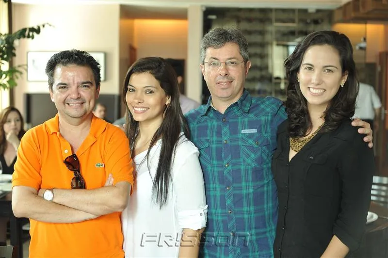 J. Pompilho, Kélvia Fernandes, André Marinho e Camila Marcelo