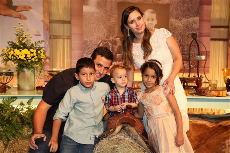 André Aguiar, Clarissa, Marília, Melissa e André Filho