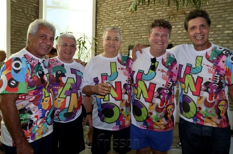 Armando Caminha, Deusmar Queirós, Hipólito Rocha, Evandro Colares e Marcos Oliveira