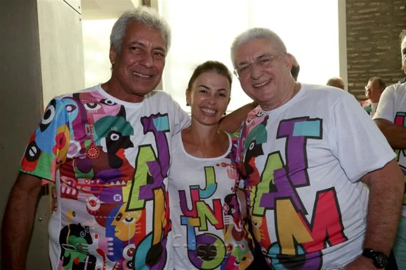 Armando, Vera Caminha e Deusmar Queirós