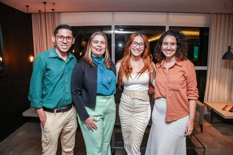 Felipe Sousa, Ana Flavia Chaves, Aline Lima e Camila Passos