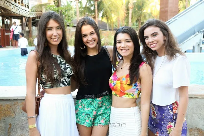 Amanda Rodrigues, Raquel Josino, Natália Picanço e Nicole Marinho
