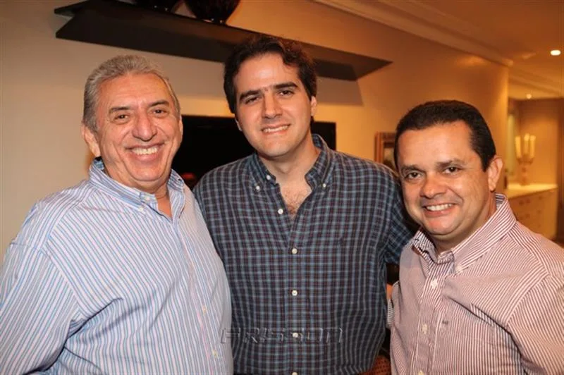 Antonio dos Santos, Max Cavalcante e Germano Albuquerque