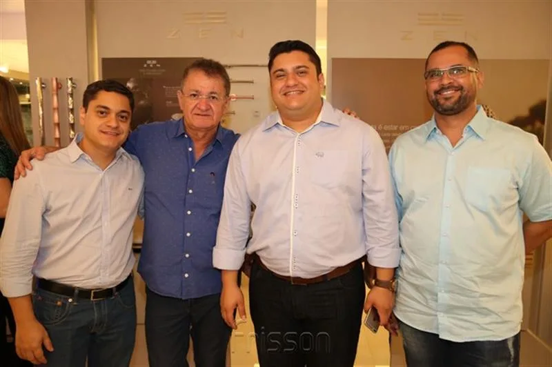 Bruno Evaristo, Tarcísio Filho, Aldenor Bezerra e Pedro Mesquita