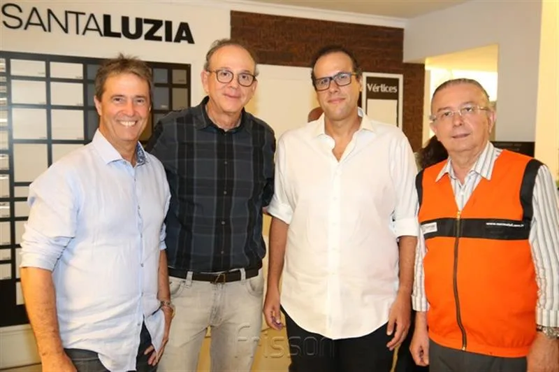 Francisco Jereissati, Sérgio Fiúza, Sérgio Campos e Antônio José Melo