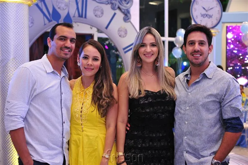 Breno Diógenes, Paula Maia, Samanta Diógenes e Leo Veras