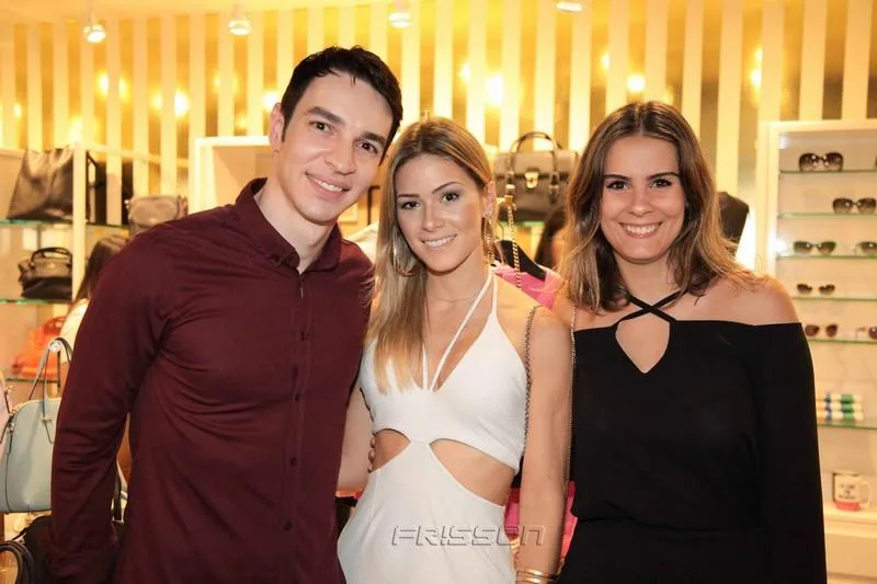 André Albuquerque, Bruna Waleska e Debora Bandeira