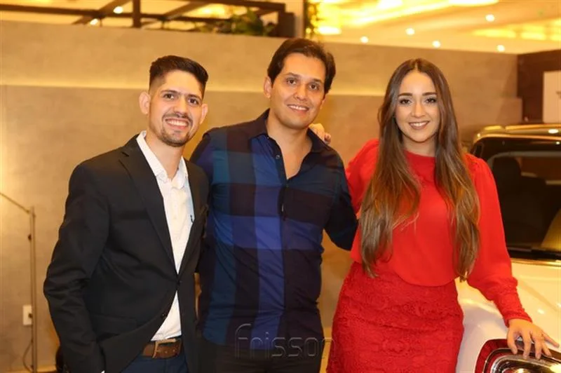 Carlos Fabricio, Ricardo Feitosa e Juliana Araújo
