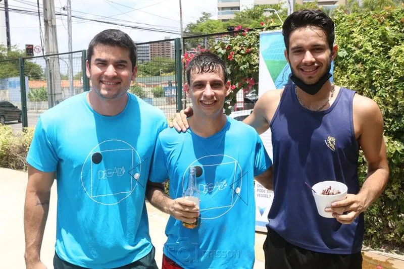 Cristiano Prado, Davi Veras e Gustavo Senna