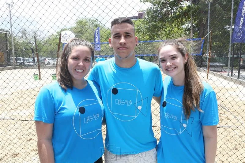 Fernanda Rabelo, Vinícius Rocha e Letícia Lócio